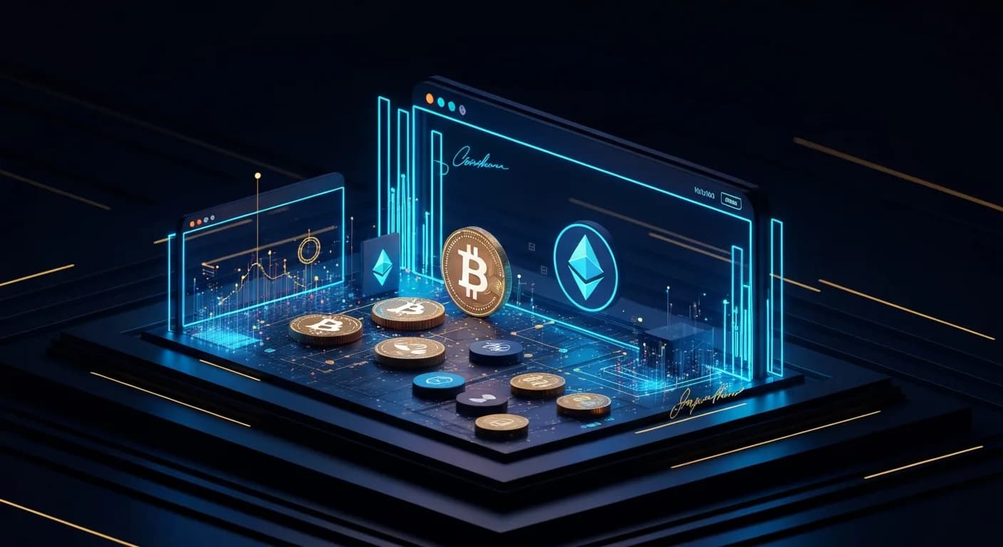 AI-generated editorial illustration for Robinhood Chain nears $1B TVL as Uniswap drives liquidity: Standard Chartered