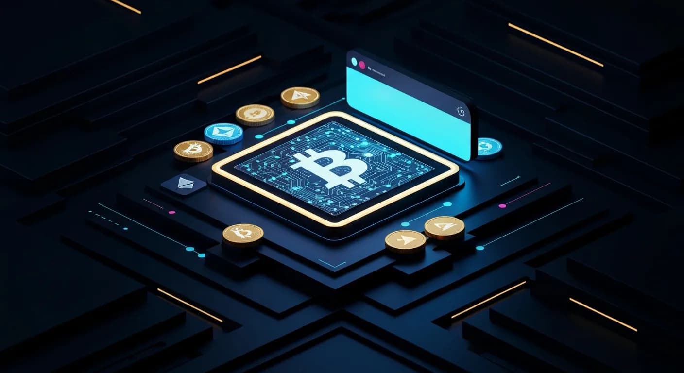 AI-generated editorial illustration for Russia moves to restrict retail crypto trading to bitcoin, ether and USDT
