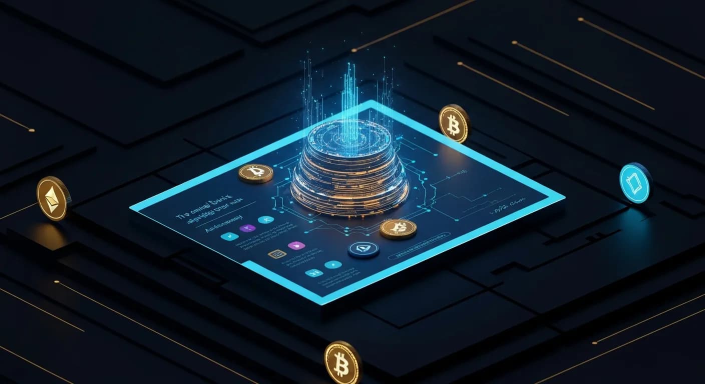 AI-generated editorial illustration for Russia outlines new digital depository rules ahead of fall crypto framework roll-out