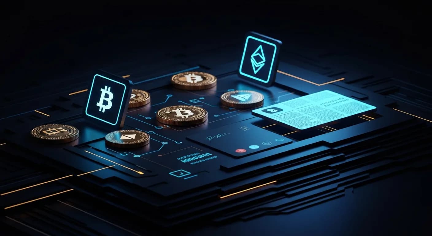 AI-generated editorial illustration for SEC's Peirce warns some DeFi vaults, onchain lending may fall under securities laws