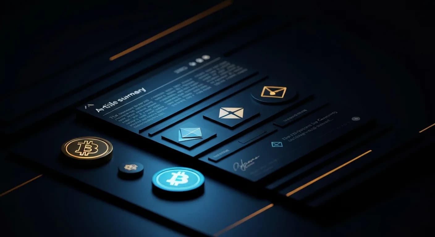 AI-generated editorial illustration for Senator Warren questions US AI chip policy after Trump crypto investment: Report