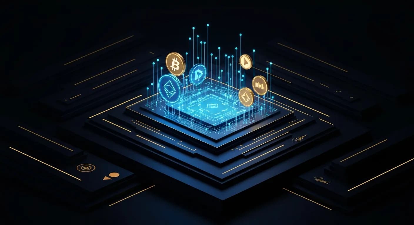 AI-generated editorial illustration for Smart contract blockchain Solana nearly froze Wednesday, Marinade Finance says