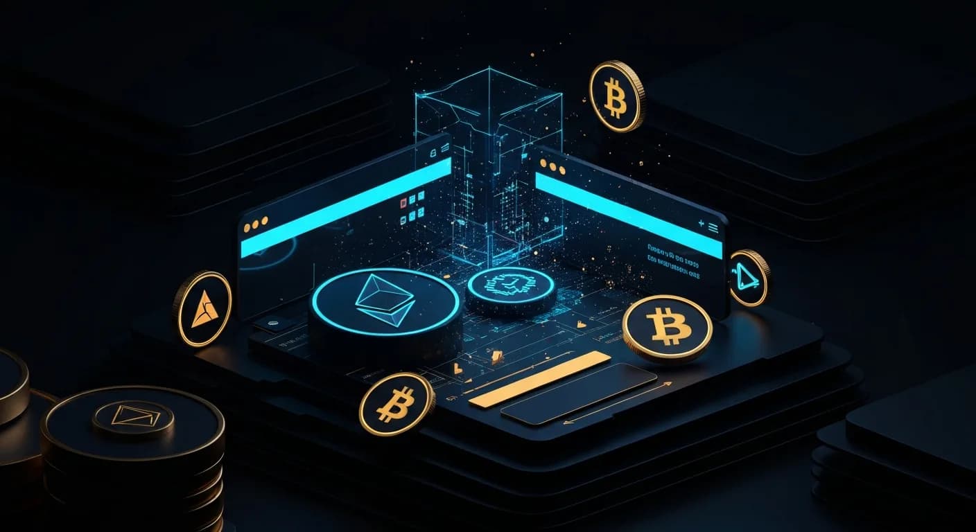 AI-generated editorial illustration for SpaceX tops Wall Street revenue forecast, posts $540 million loss on bitcoin holdings