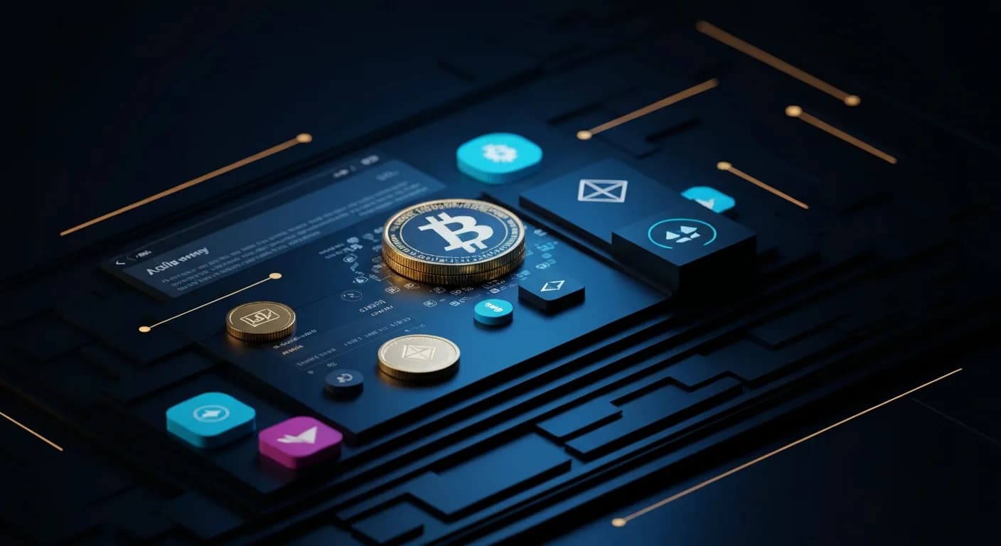 AI-generated editorial illustration for Speculation on dogecoin is back to October 2025 levels. The price is down 70%