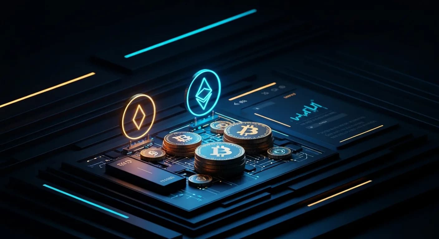 AI-generated editorial illustration for Tassat wants to help smaller banks tap the trillion-dollar stablecoin boom before Wall Street lock them out