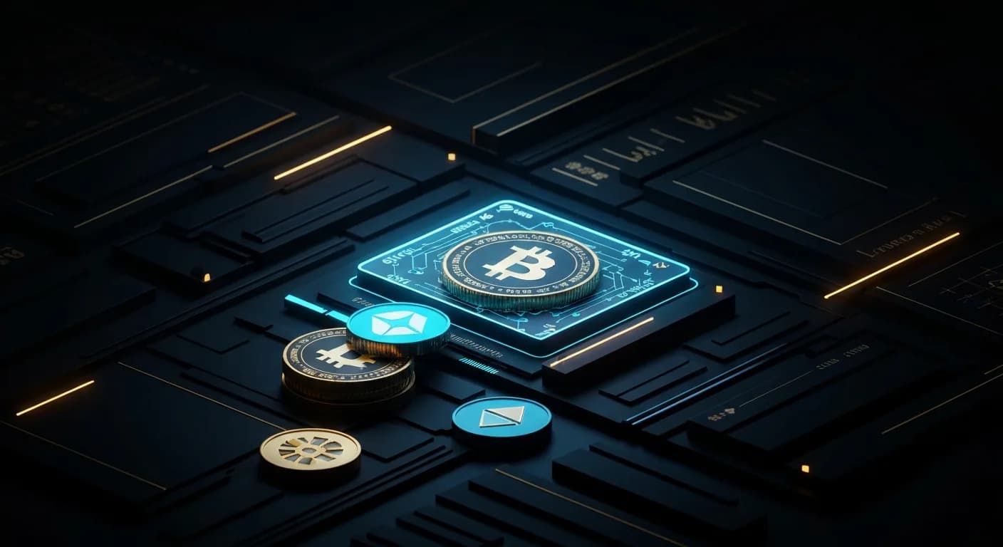 AI-generated editorial illustration for Tennessee county passes another ban on crypto operations