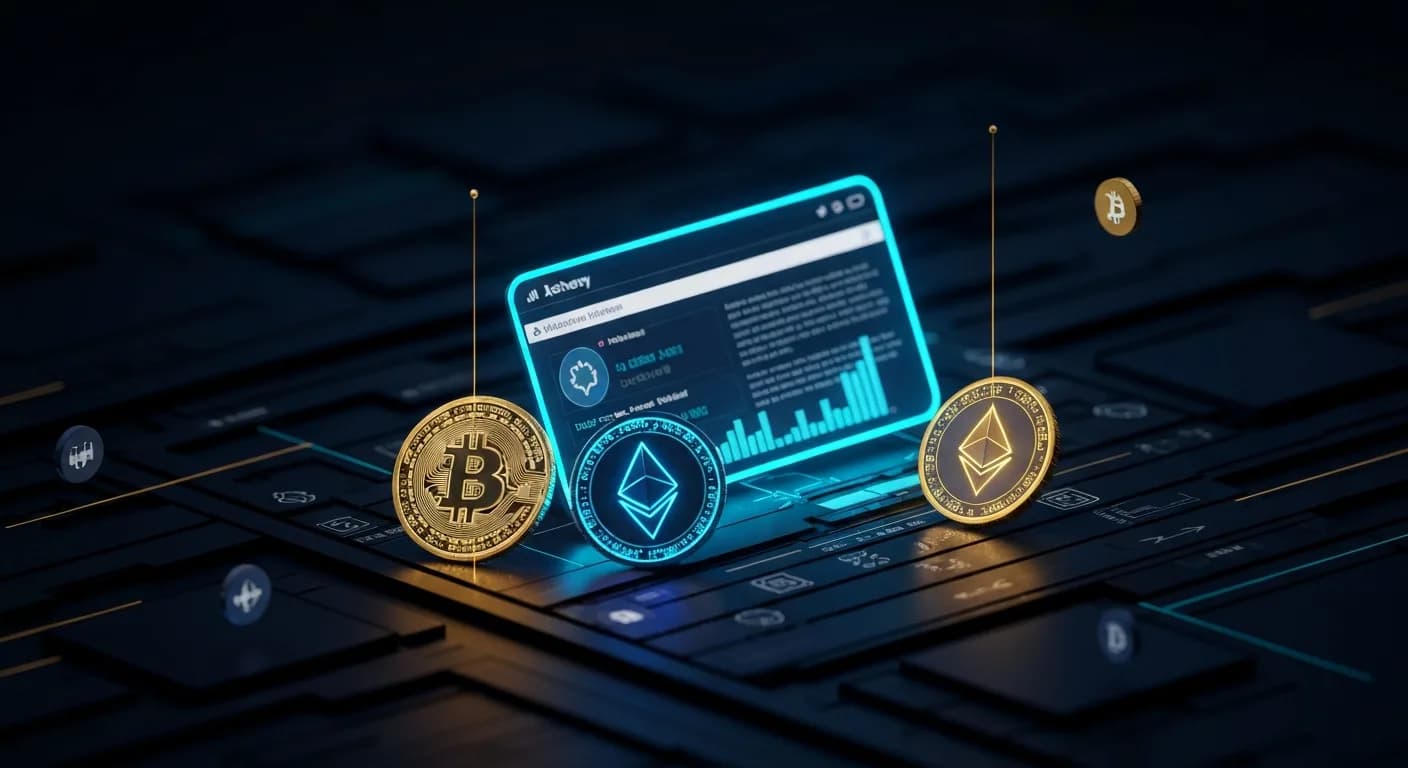 AI-generated editorial illustration for Tether Gold reserves rise 9.5% as gold posts worst quarter in 13 years