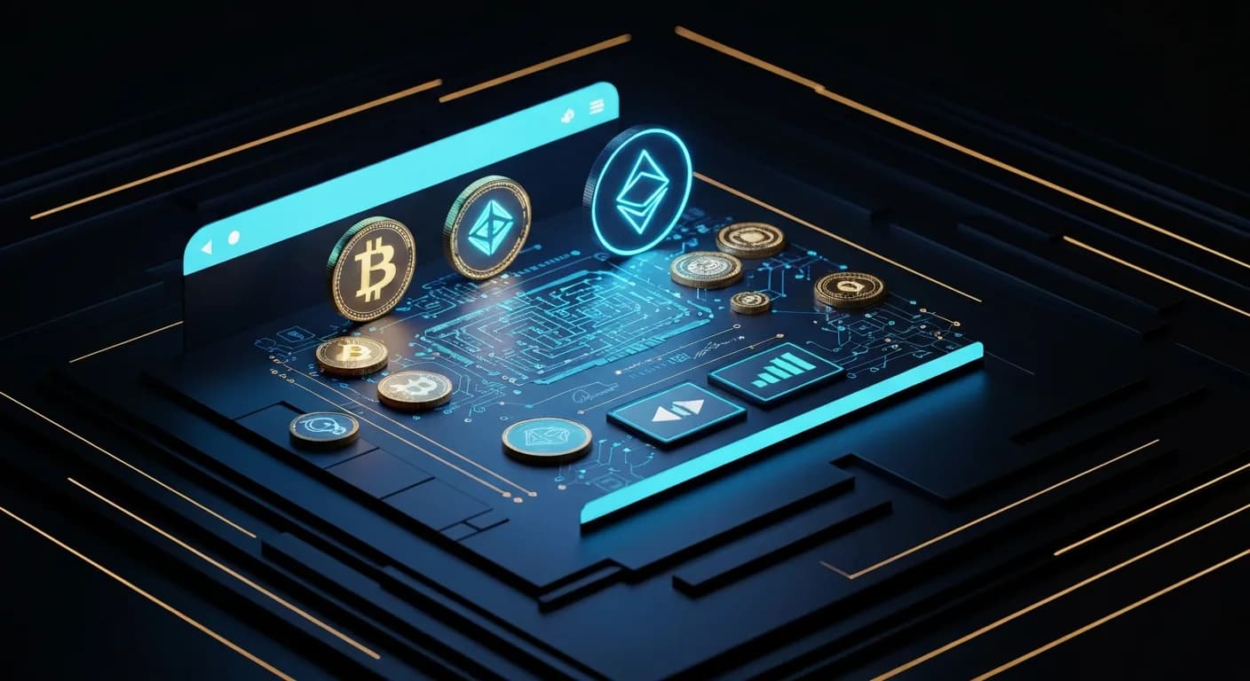 AI-generated editorial illustration for The $11.2 billion in 2026 funding that killed crypto’s permissionless era