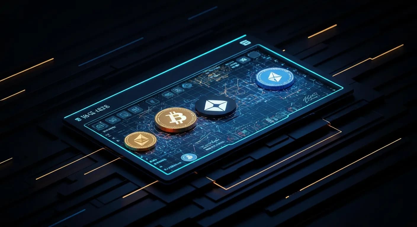 AI-generated editorial illustration for The bitcoin market has plenty of reasons to freak out, yet calm pervades