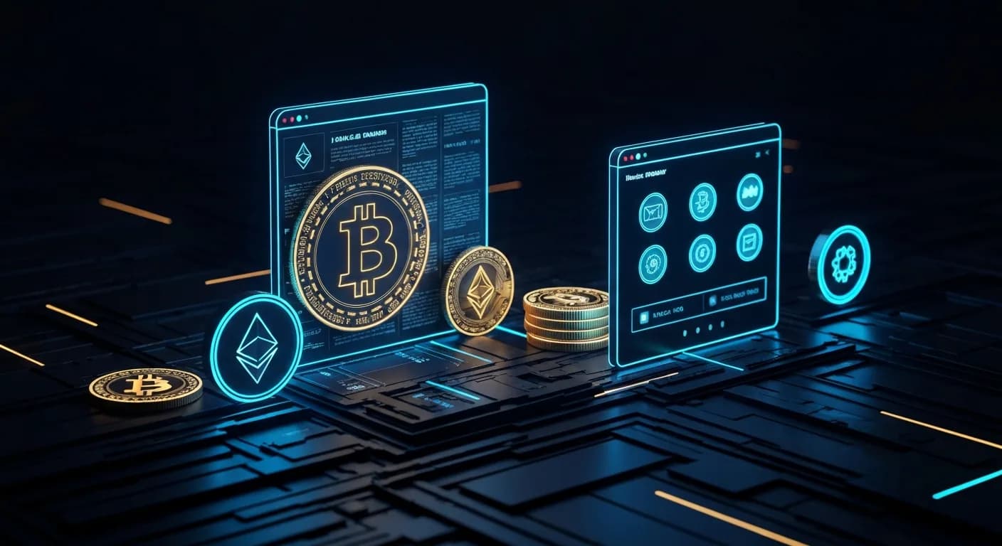AI-generated editorial illustration for Tokenized RWA surge to $4T may push LINK to $200 by end-2030: Standard Chartered