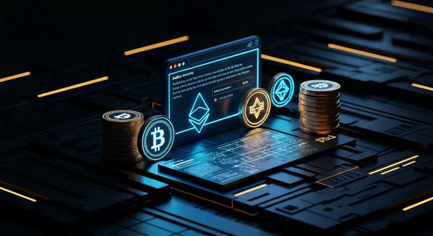 AI-generated editorial illustration for Trump Media’s bitcoin stash may be down to loan collateral after $165 million BTC move