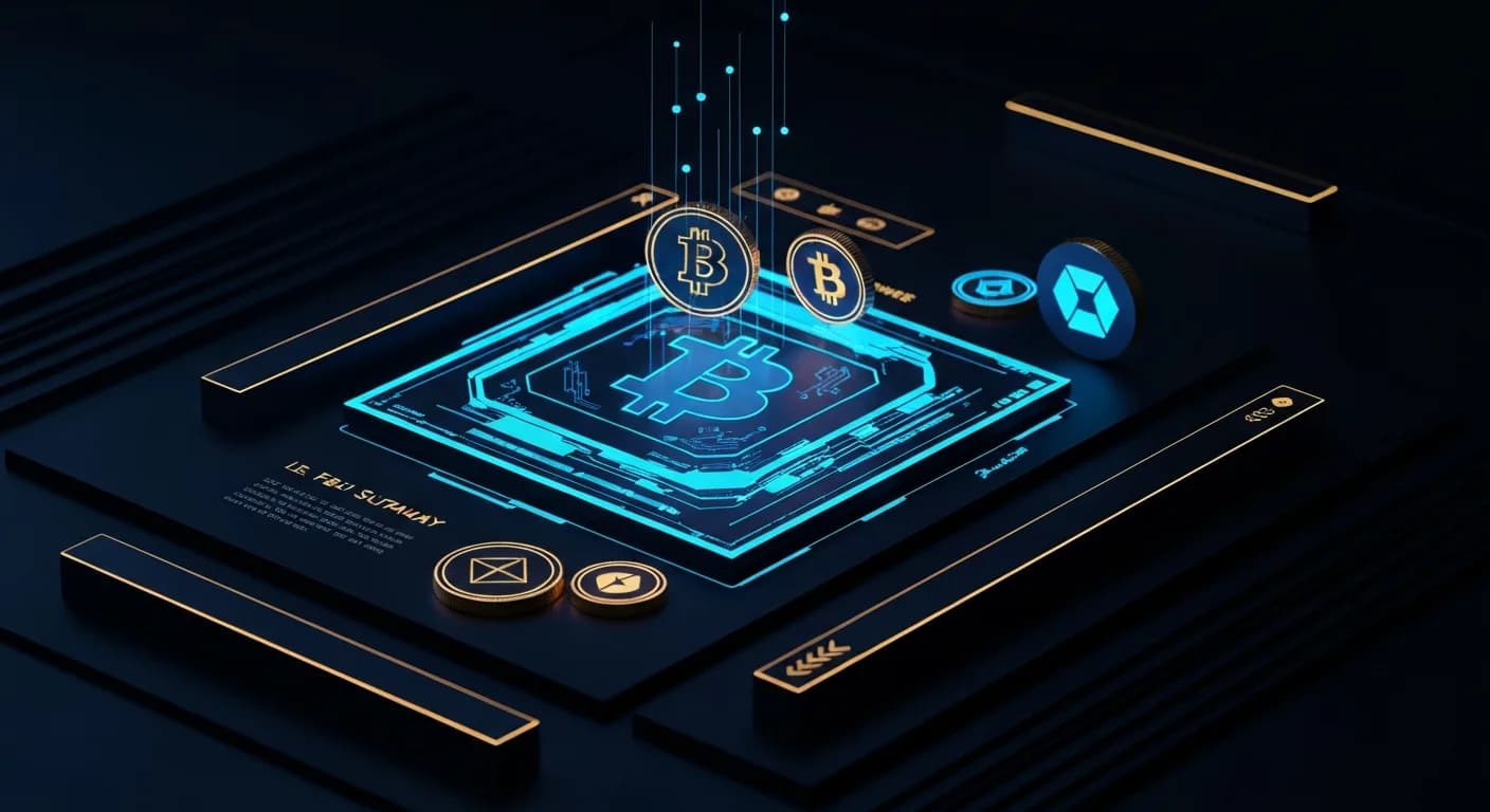 AI-generated editorial illustration for U.S. FBI intelligence agent arrested in connection with theft of $1 million in crypto