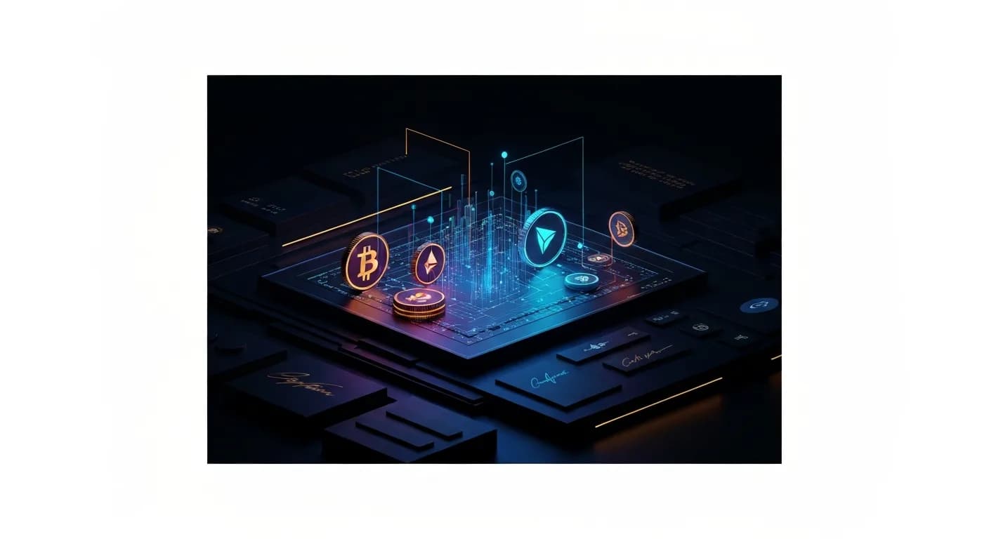 AI-generated editorial illustration for U.S. inflation, second-quarter earnings reports: Crypto Week Ahead