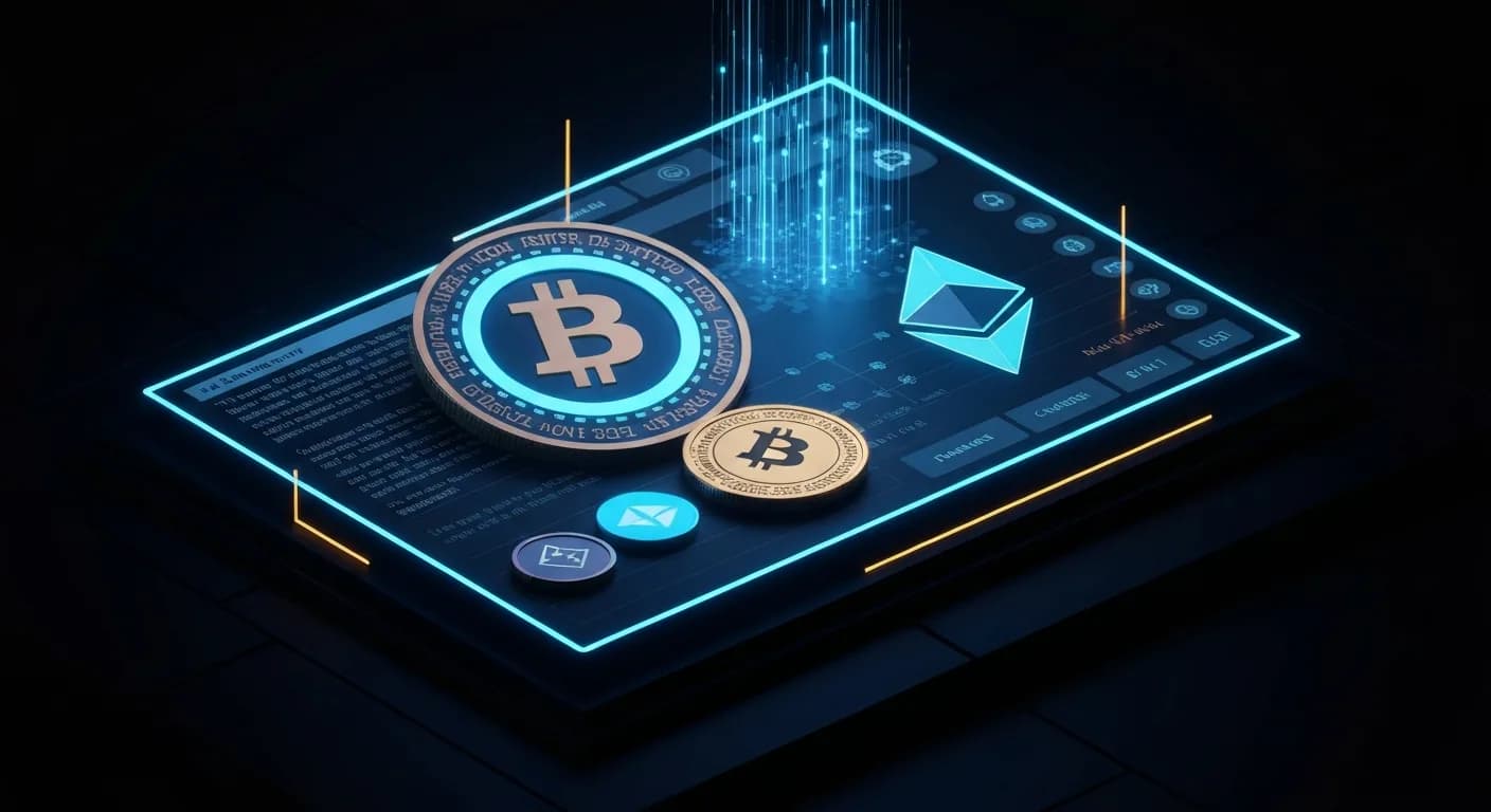 AI-generated editorial illustration for U.S. Senate opens first stage of crypto Clarity Act voting to give bill a chance next month