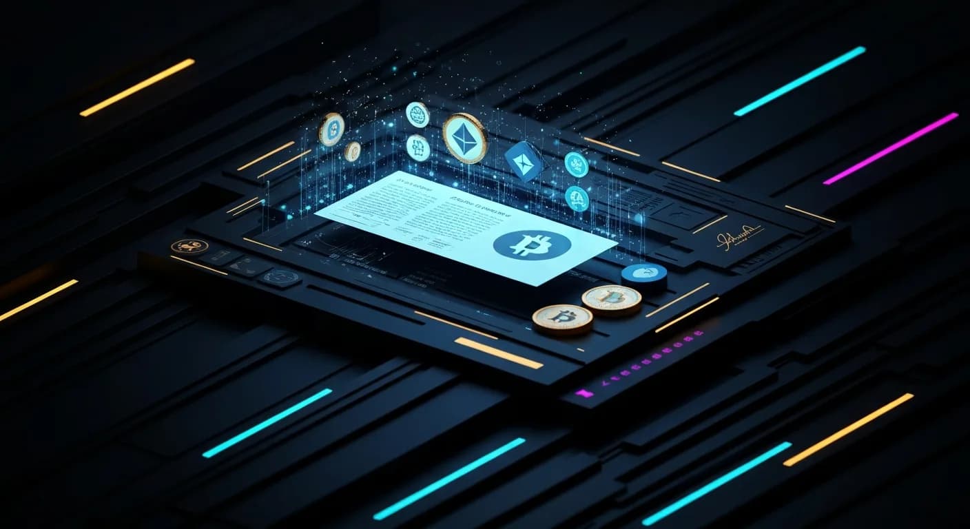 AI-generated editorial illustration for U.S., UK move to align rules for tokenized finance across world's largest financial markets