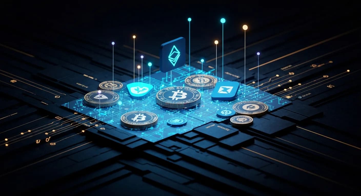 AI-generated editorial illustration for UK authorities continue probe into Nigel Farage’s crypto ‘gifts’ after by-election win