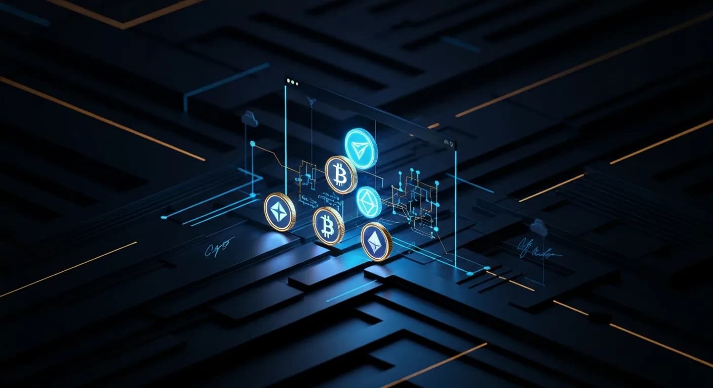 AI-generated editorial illustration for US agencies miss GENIUS Act deadline for final stablecoin rules