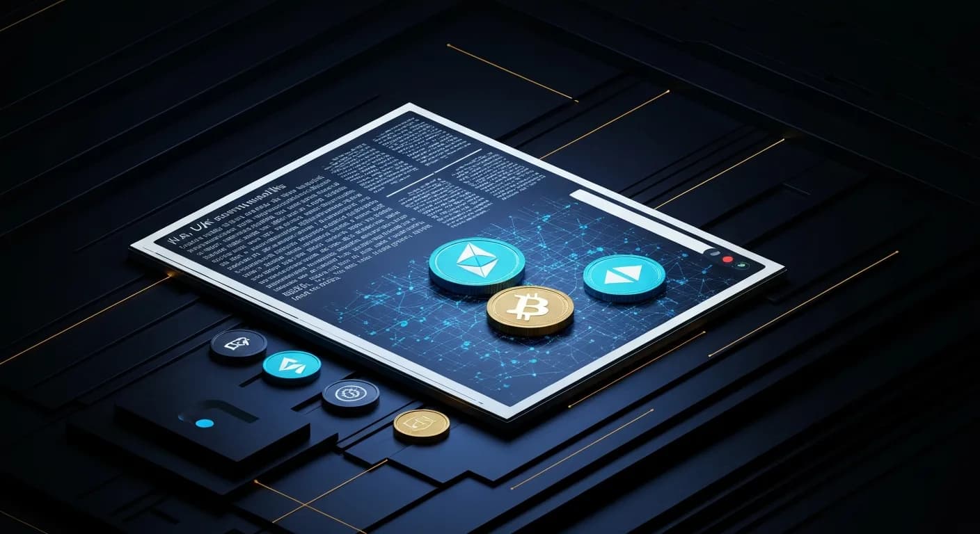 AI-generated editorial illustration for US, UK reaffirm support for stablecoins, tokenization in joint financial regulation talks