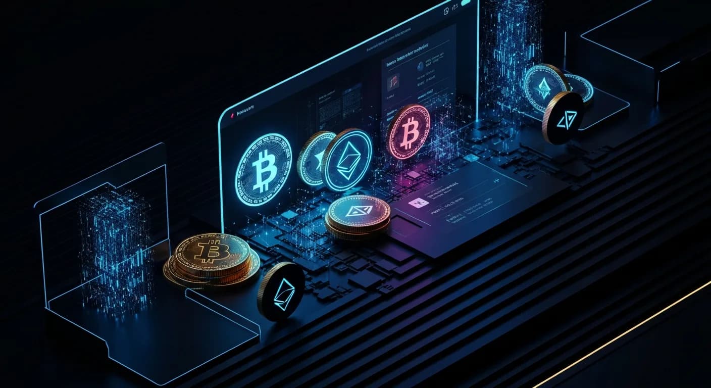AI-generated editorial illustration for Wall Street transfer agents lobby SEC, warning that third-party tokens pose risks to market integrity