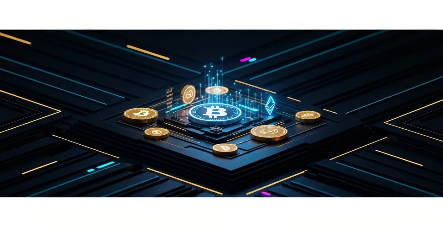 AI-generated editorial illustration for Why Sandisk and Western Digital crashed 10% and what it means for bitcoin